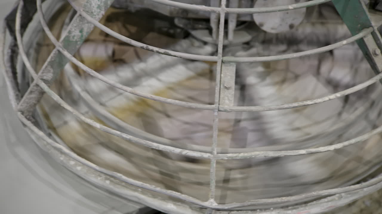 mezclador de hormigón en acción