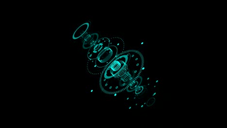 a set of hud interface elements with a different background.