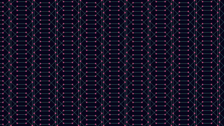 Contrasting black and green grid pattern creates a captivating checkerboard design
