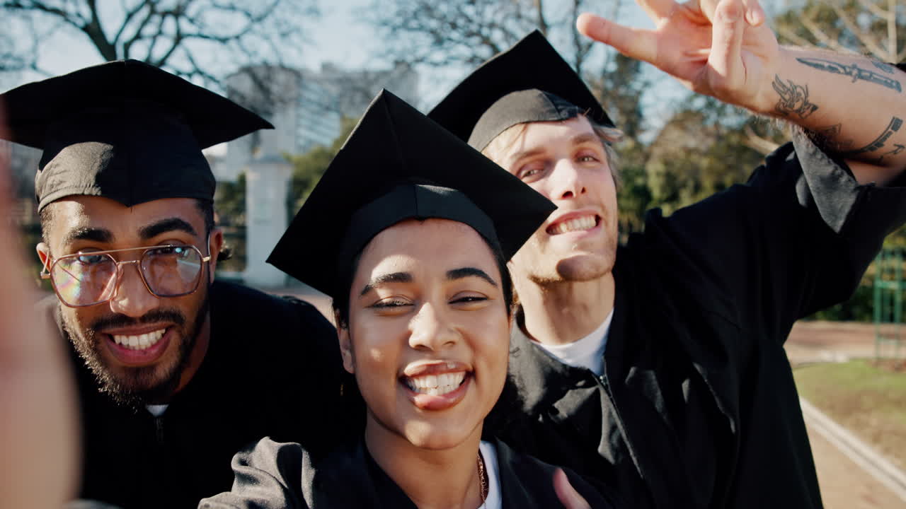 Graduating Students Celebrating Together