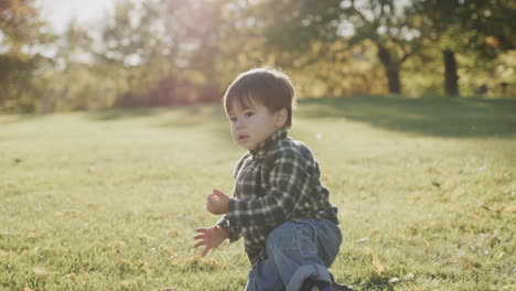 Un-Cachorro-Divertido-Y-Juguetón-Se-Pega-Al-Bebé-Y-Quiere-Jugar.-Niños-Y-Mascotas---Videos-Lindos-Y-Divertidos