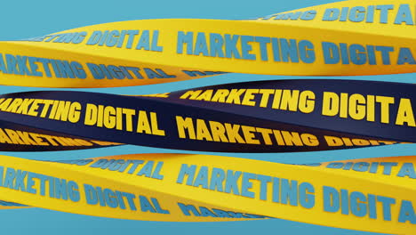projeto de marketing digital abstrato