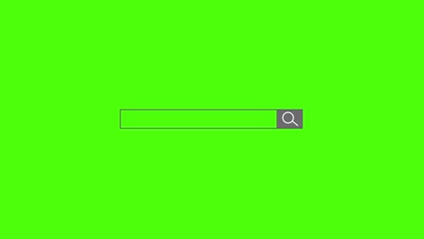 cursor moves to search box to insert inquiry on chromakey