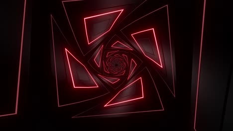 túnel de neón abstracto