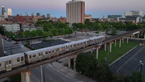 Tren-Elevado-En-Chicago