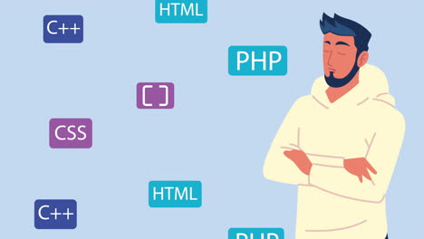 código de programación de programador y lenguaje