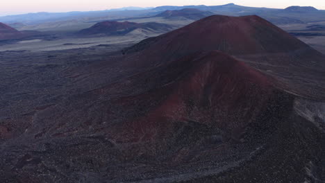 montañas del desierto al amanecer, reserva nacional de mojave