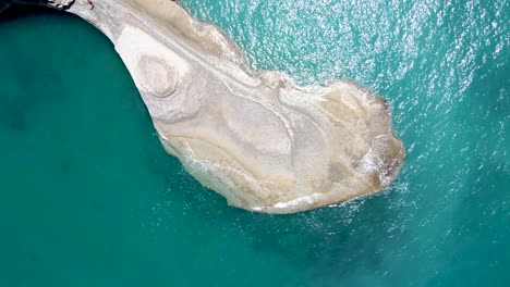 grecia kanali tou erota playa drone aéreo material de archivo5.mp4