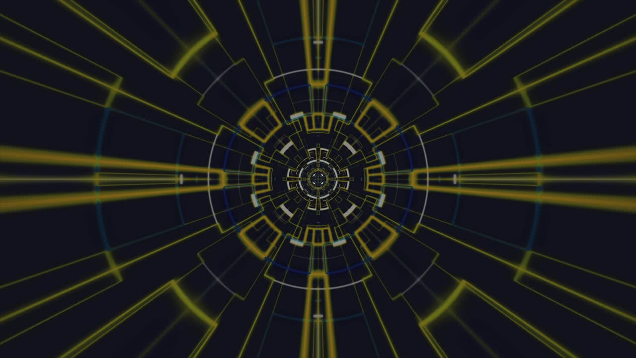 hi tech digital geométrico disco bucle