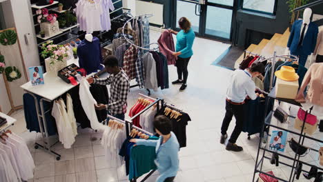 Customers-checking-stylish-clothes