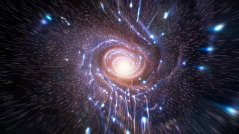 cosmic wormhole through the galaxy