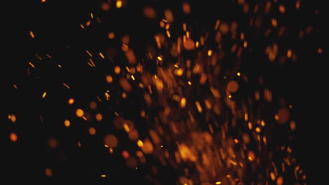 sparks of fire