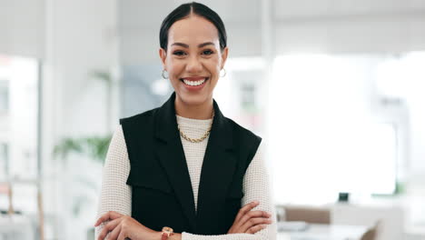 Confident,-manager-and-portrait-of-business-woman