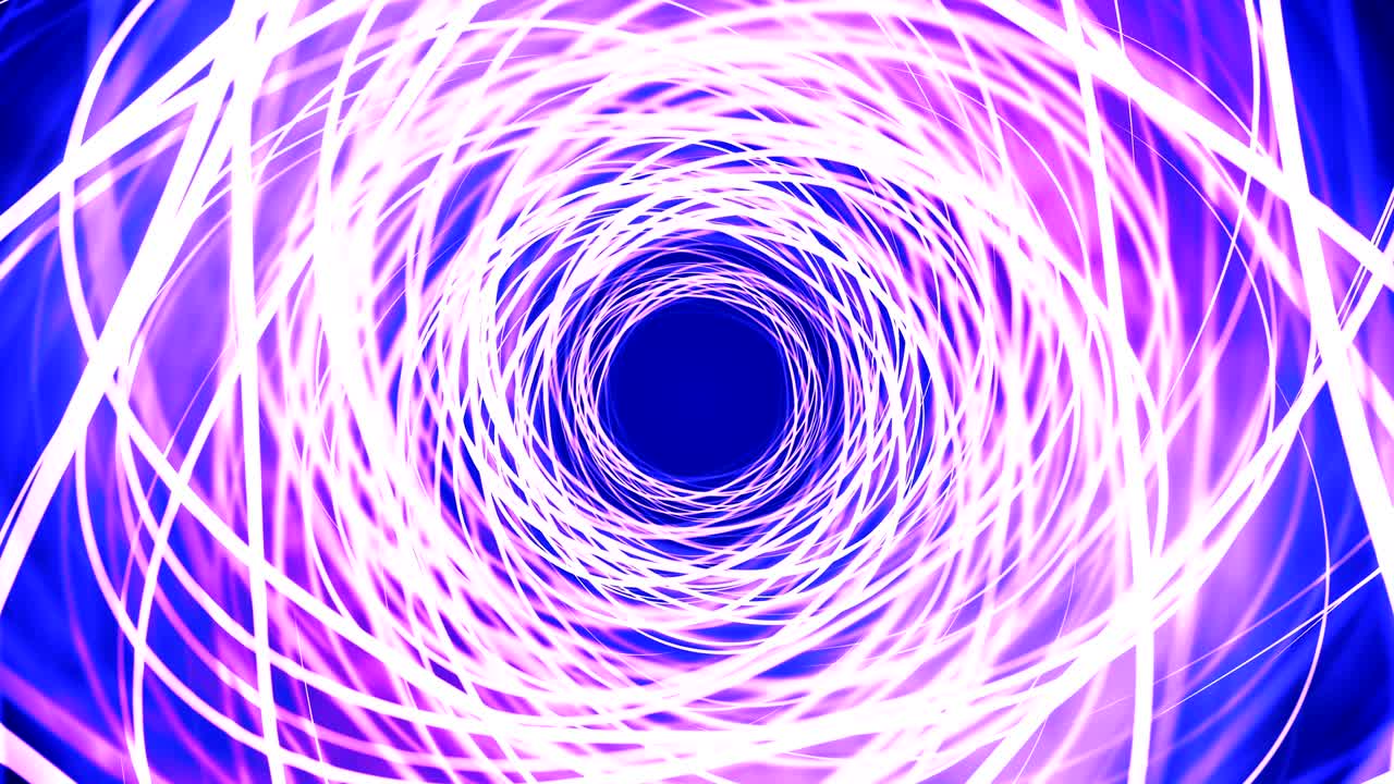 Purple Wavy Streaks in Tunnel Motion