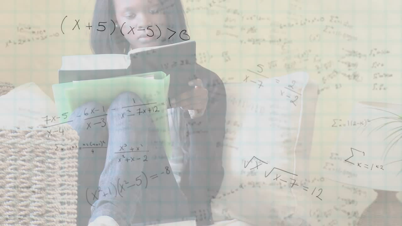 ecuaciones matemáticas contra el estudio de la niña