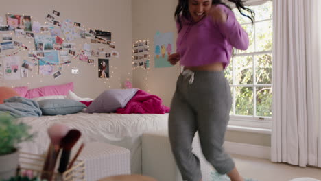 happy-overweight-teenage-girl-dancing-in-bedroom-having-fun-dance-celebrating-weekend-feeling-positive-wearing-pajamas-at-home