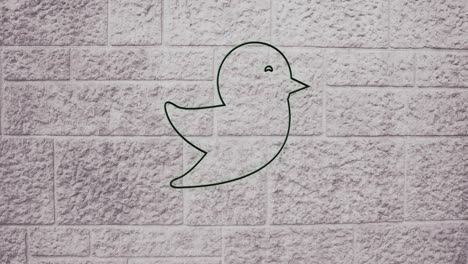signo de corazón de neón en la pared de ladrillo 4k