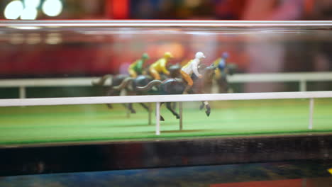 Retro-Arcade-Amusements-Horse-Racing-Coin-Operated-Gambling-Machine-With-Children-Playing