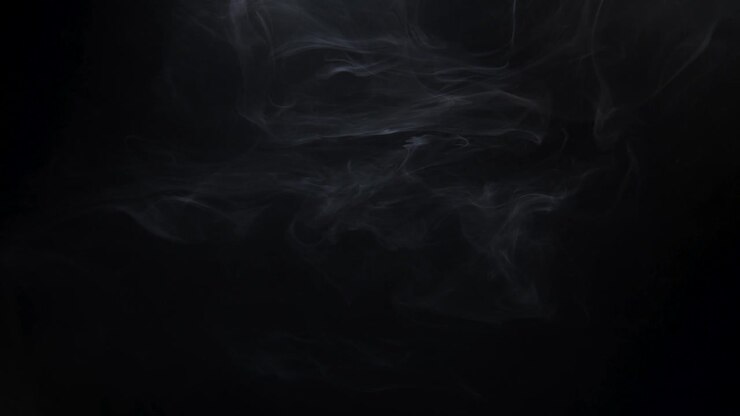 Haze smoke swirling on black background 04