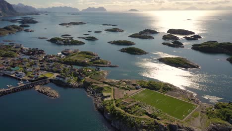 henningsvaer lofoten is an archipelago in the county of nordland, norway.