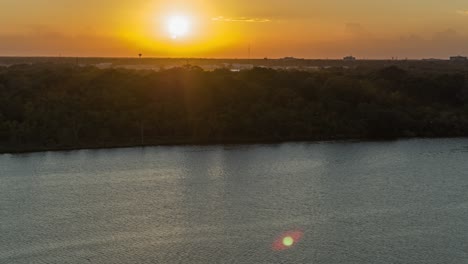 sun setting in clear lake city, texas-3