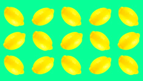 fondo abstracto con limones amarillos