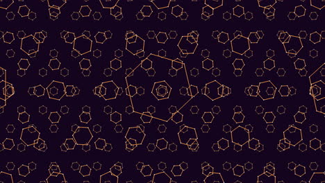 Neon-seamless-geometric-hexagons-pattern-on-dark-gradient