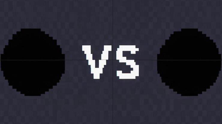 Digital Glitch Animation Featuring Versus Text