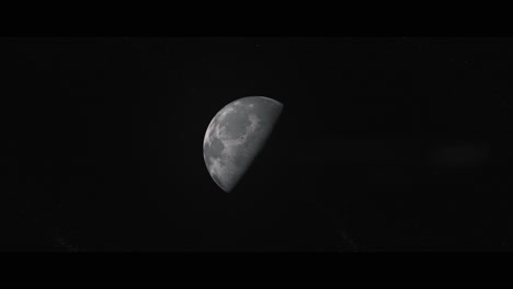 moon viewed from space