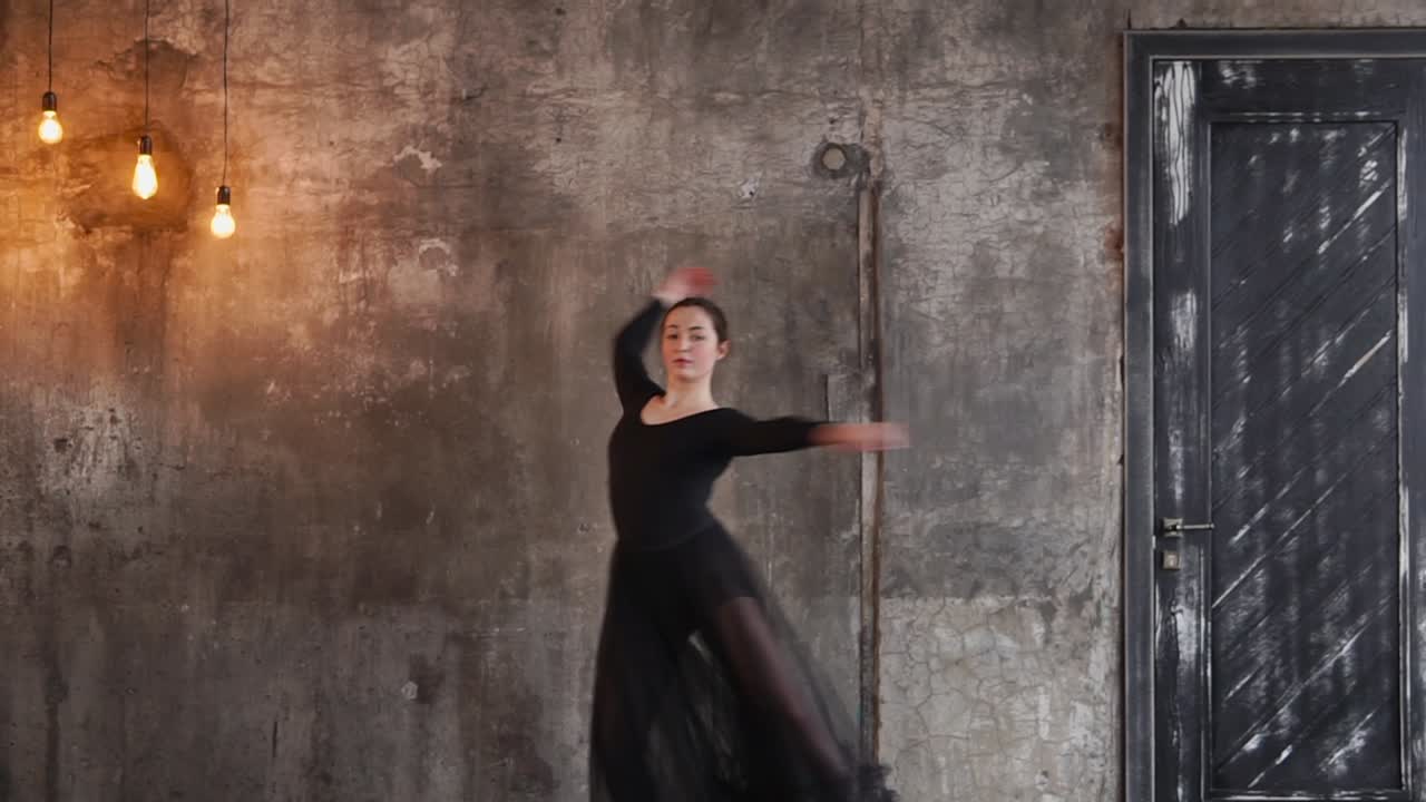 Ballet Dancer in a Studio