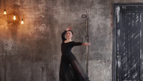 ballet dancer in a studio