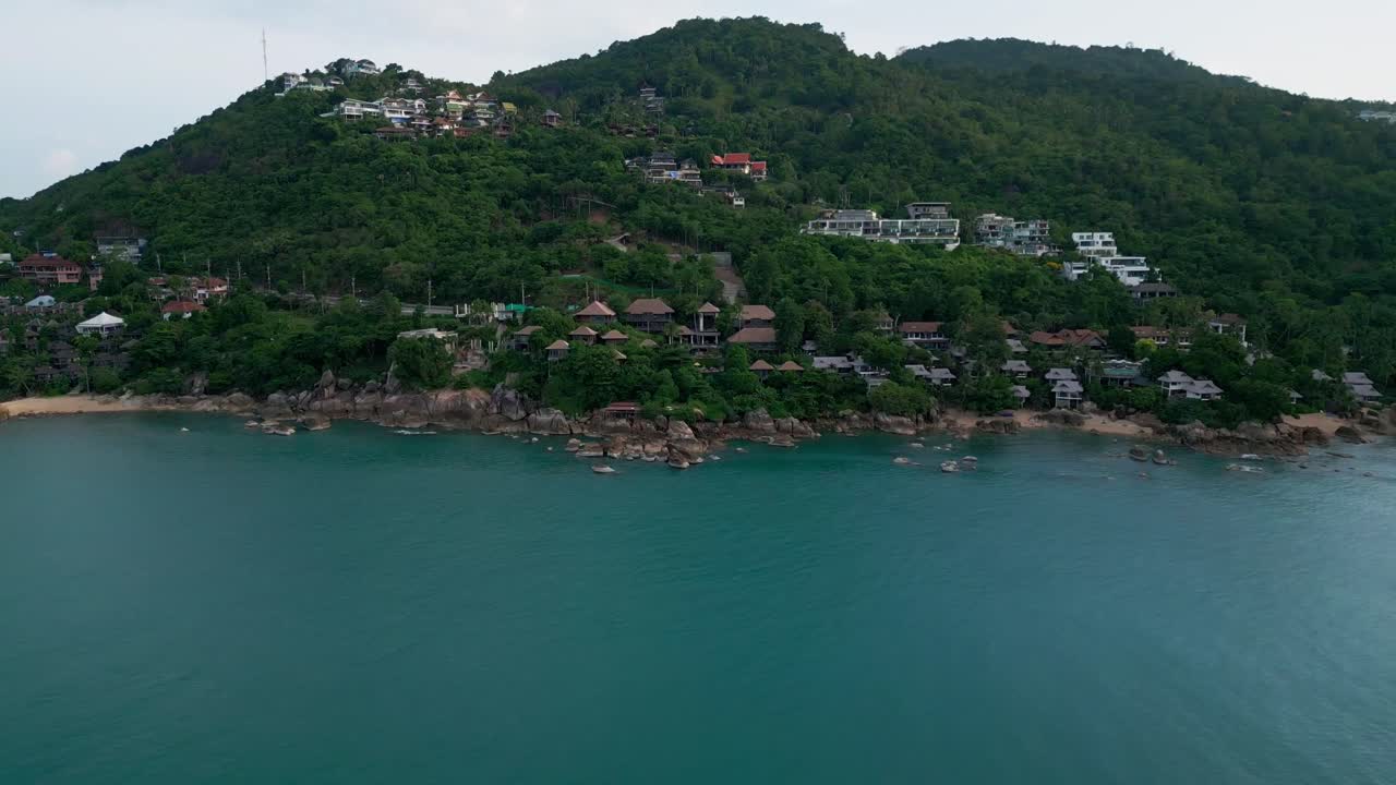Koh Samui island Thailand Lamai Beach Aerial