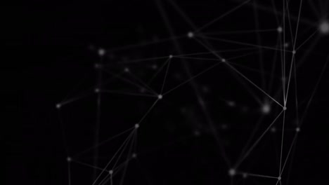 animation of networks of connections over black background