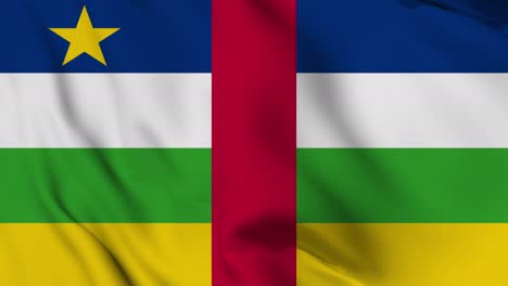 central african republic flag seamless waving animation