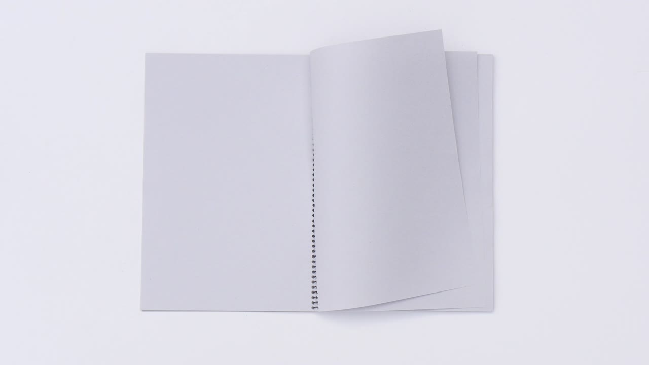 Moving binder book page by wind