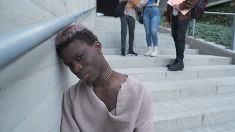 black transgender student near bullies