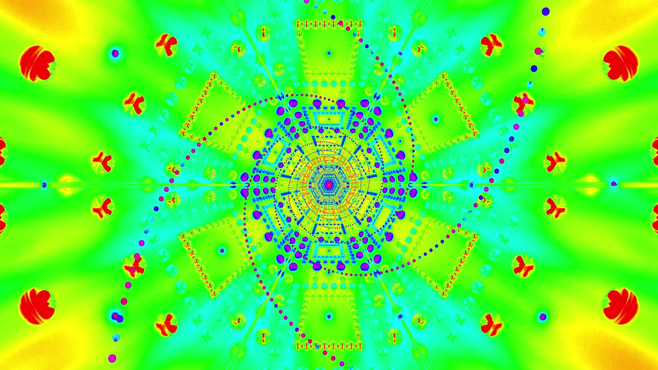 Questo vivace loop VJ con video di tunnel mostra colori audaci che turbinano in un modello ipnotico. I contenuti visivi fluidi invitano gli spettatori a un'esperienza digitale coinvolgente, progettata per catturare l'attenzione.