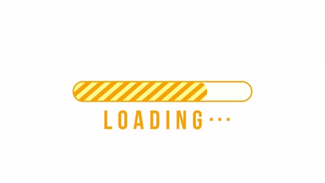 simple progress bar animation yellow