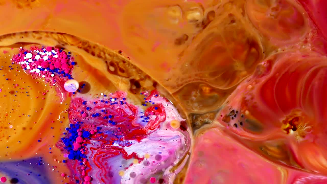 Kunstblæk maling eksplosion diffusion i sfære