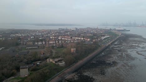 WW2-fortifications-Harwich-drone-4K-footage