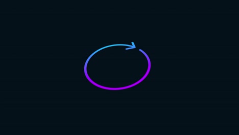 refrescar el icono la animación del icono el color del gradiente