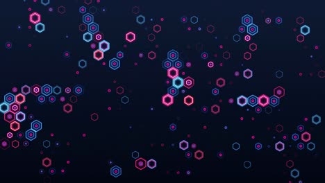 animated vj background from neon rhombs