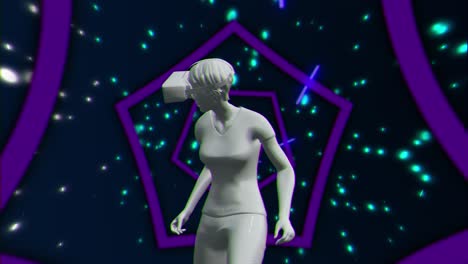 Animated virtual reality
