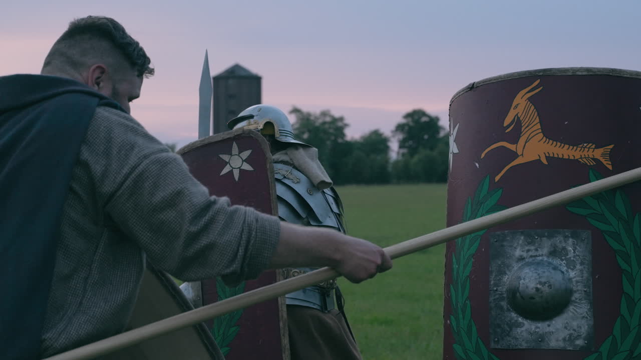 Roman Soldiers in Historical Reenactment