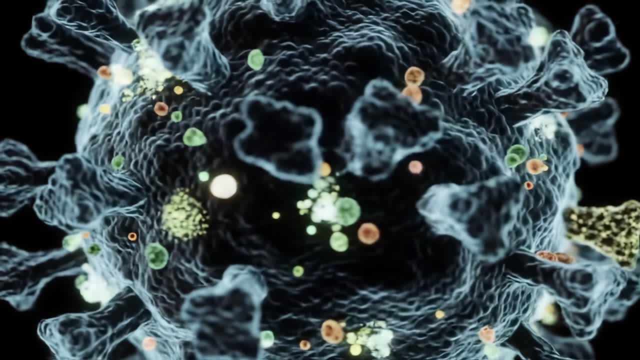 Microscopic Visualization of Viral Structure: Observing the Complexities and Dynamics of a Virus, with Focus on Surface Features and Intracellular Composition