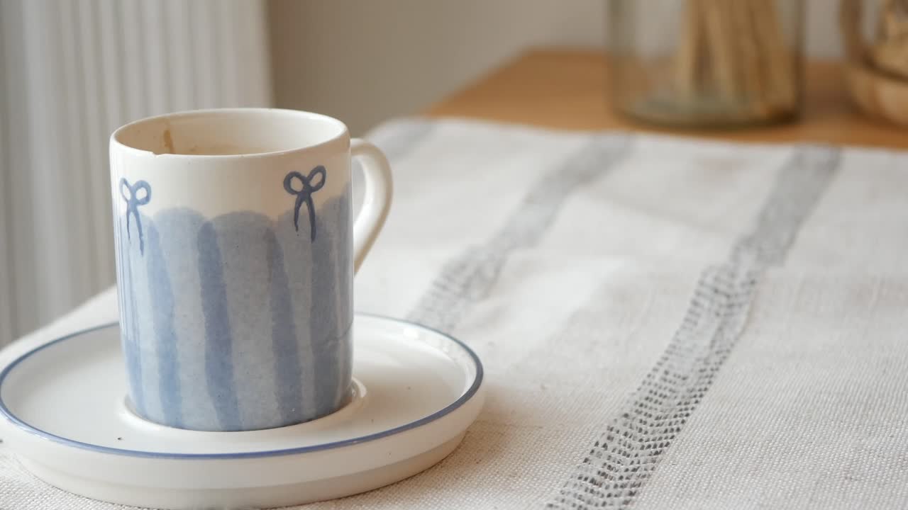 Close-up of a cup on a table