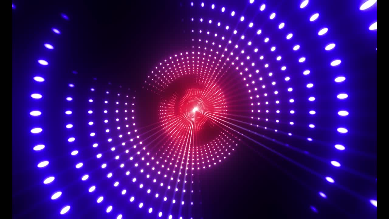 immagini astratte di tunnel al neon