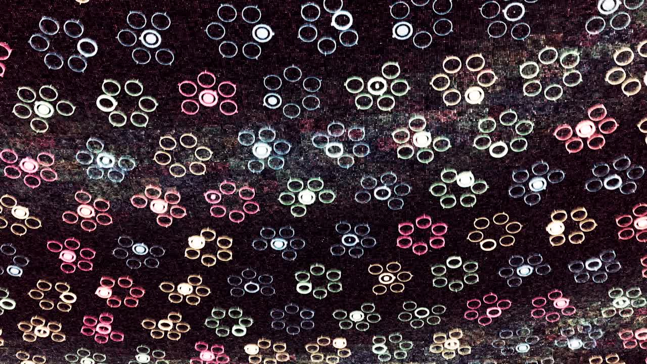 patrón circular geométrico de colores