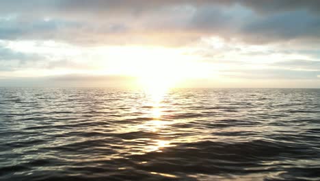 calm ocean at sunrise in south africa