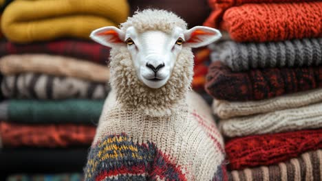 sheep in a sweater